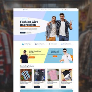 Shirt Selling E-Commerce Template – Built With Elementor Pro