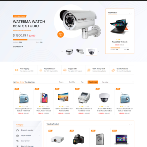 Elementor Pro High-Converting Electric Gadget E-Commerce Template