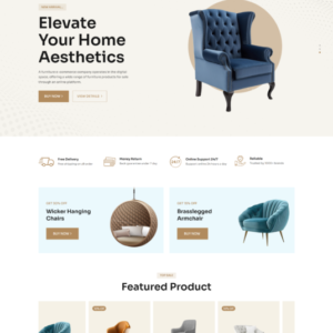 Home Aesthetic E-Commerce Template — Elementor Pro